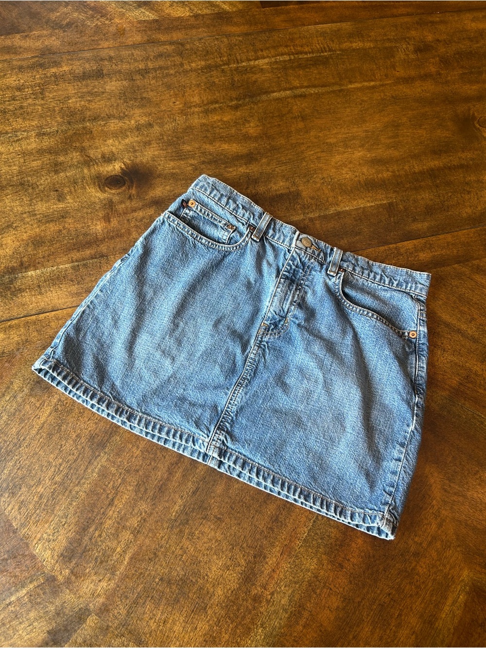 Ralph Lauren Classic Jean Denim Mini Skirt